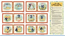 Darling Ducklings Count With Me Book Fabric Panel Cut & Sew