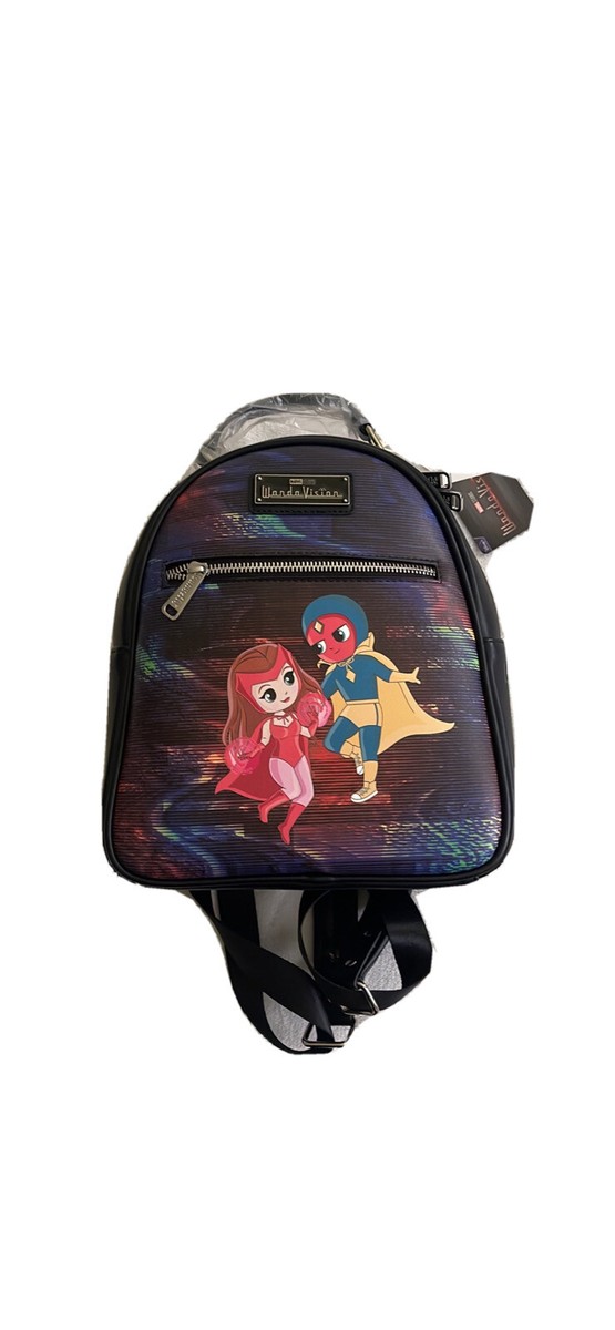NWT Loungefly Marvel Wanda Vision Chibi Mini Backpack and  display picture 1