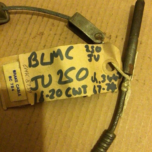 Bmc Austin Ju 250 Hand Brake Cable Bc 784 18-20 Cwt 67-74 - Picture 6 of 9