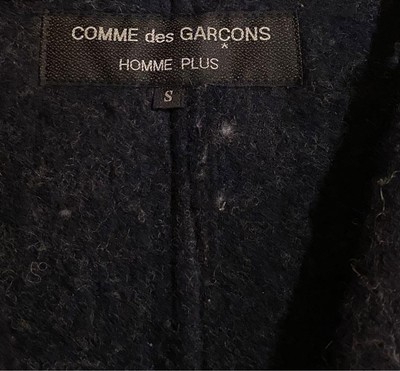 Comme Des Garçons Homme Plus 1995 Vintage Wool Felt Jacket Black  