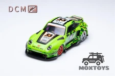 D.Bo Model x DCM 1:64 RWB 993 Duck tail #53 Fluorescent Model Car