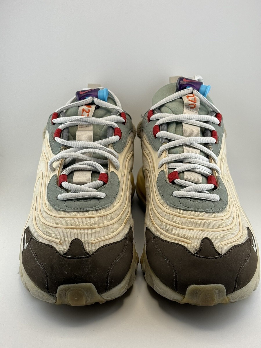 Size 9 - Nike Air Max 270 React ENG x Travis Scott Low Cactus