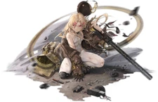 M1919A4 Girls Frontline Anime Weatherproof Sticker 6" Car Decal