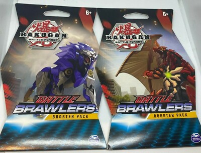2 x Bakugan Battle Planet Battle Brawlers Booster Pack Brand New