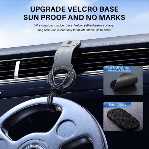 MagSafe Soporte Coche Desmontable Flexible Aluminio Brazo Soporte Móvil - Negro- - Imagen 7 de 11