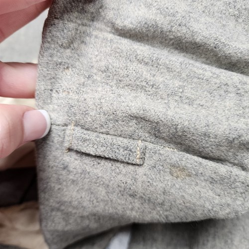 Pantalones de hombre vintage gris plisados de lana con puños 31x29 - Imagen 11 de 13