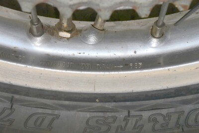 Kawasaki KX 80 Rear Wheel Rim Hub Tire 14