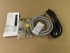 SMART Choice 6' Stainless Steel Dishwasher Install Kit With Power Cord