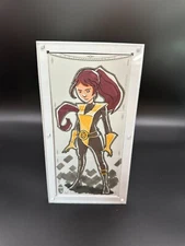 Marvel Magnetic Sketch Booklet Card Holder Display Case 3 Panel White