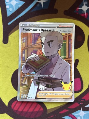 Pokemon Professor's Research Eiche 024/025 - SWSH Feiern - Volle Kunst