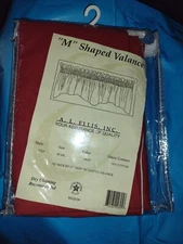 A.L. Ellis Valance M Shaped 72x17" Red Rust