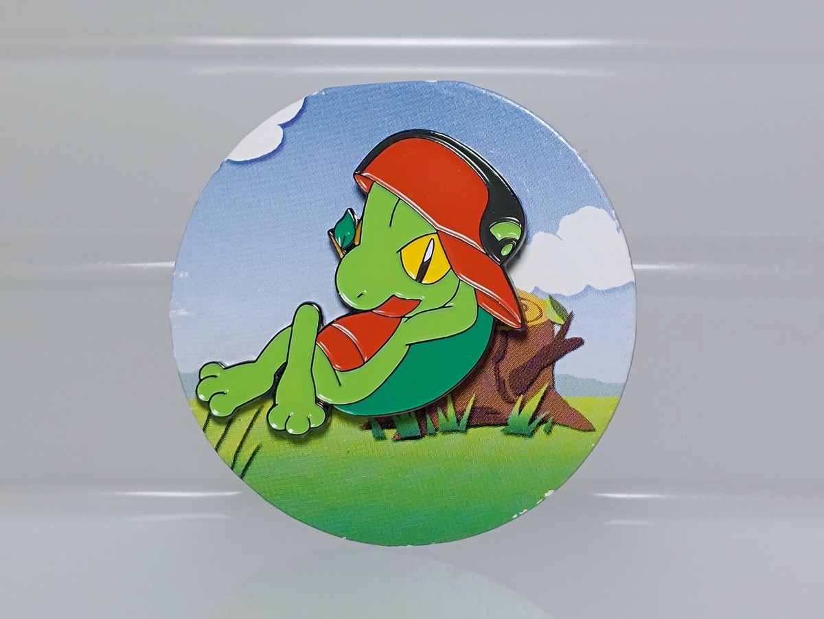 Pokemon Ash's Treecko Metal Pin Nintendo Toy Japan H02 1.2in | eBay