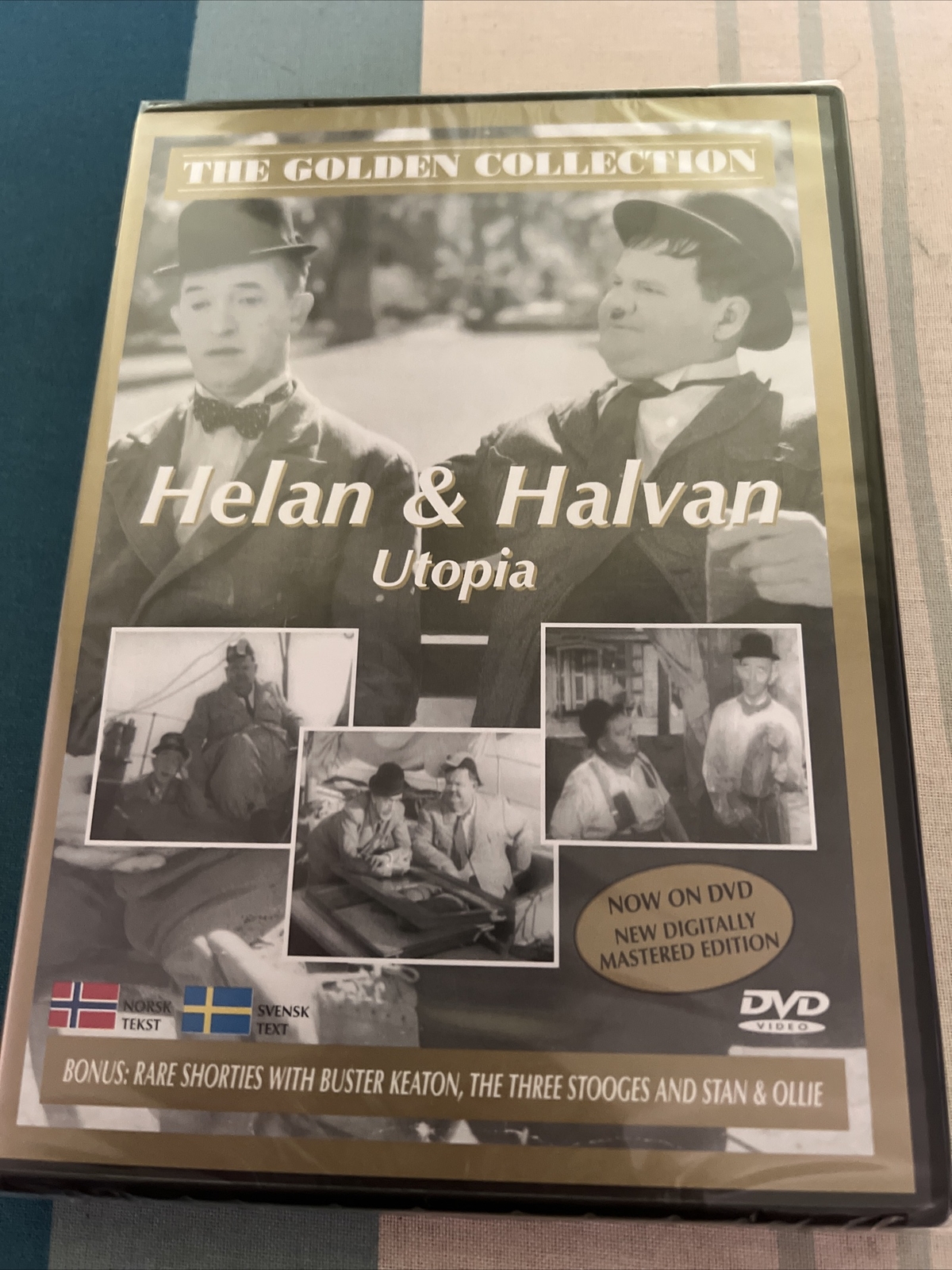THE GOLDEN COLLECTION - LAUREL AND HARDY- UTOPIA- DVD- REGION 0 - IMPORT- NEW