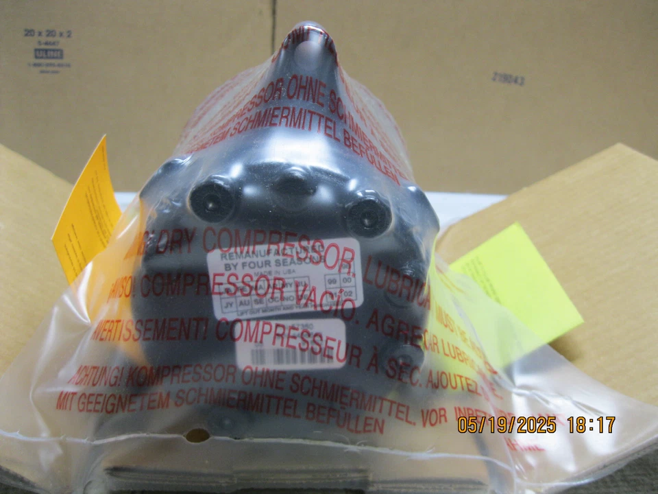 A/C Compressor-Compressor 4 Seasons 57350 Reman fits 86-89 Honda Accord Foto 4 de 4