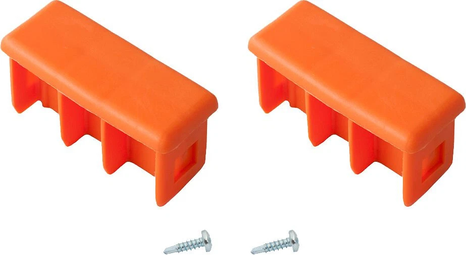 Kopfstopfen 64 x 25 mm orange 2 Stück Krause 211200 für MONTO Sprossenleitern - Bild 3 von 4