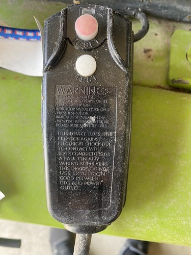 GFCI 3 Prong 3 Wire Plug E174279 USED SAME OR NEXT DAY SHIPPING