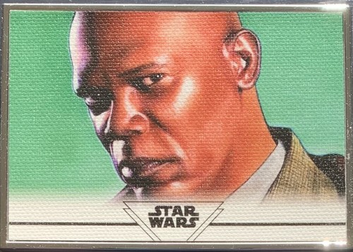 Mace Windu 2021 Star Wars Stellar Reproduction Sketch Jason Davies /100 #84 - Picture 2 of 3