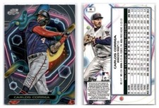 2023 Topps Cosmic Chrome Baseball Carlos Correa Base #99 - Minnesota Twins