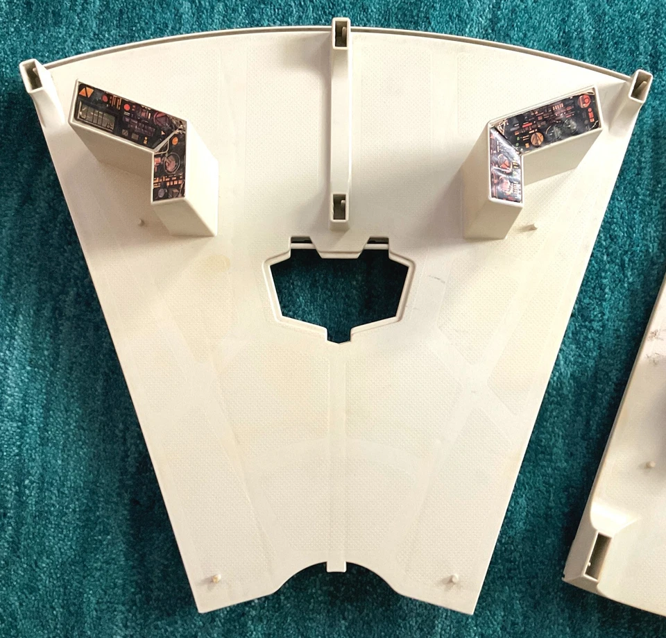 Juego Kenner 1978 Estrella de la Muerte Star Wars vintage piezas - lote de piso y soportes Foto 2 de 4