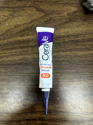 CeraVe Skin Renewing Vitamin C Serum 10% Pure Vitamin C 1 fl oz (no box) packOf2