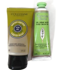 L'Occitane Verbena Hand Body Liquid Soap Verbena Mint Hand Cream Gel NEW