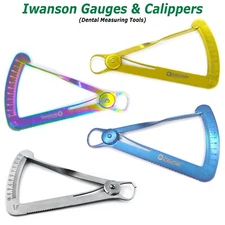 Dental Iwanson Crown Gauge Thickness Measuring Spring Caliper Lab Instruments 