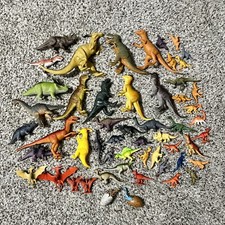 Huge Lot Of 50 Toy Dinosaur Figures Plastic - Clean EUC