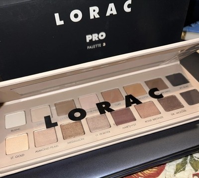Lorac Pro Palette 3(Shimmer & Matte Eye Shadow Palette RARE Discontinued