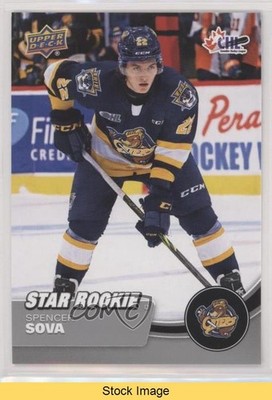 2021-22 Upper Deck CHL Star Rookie Spencer Sova #372 READ w1s