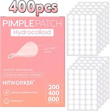 Hydrocolloid Acne Patches 400pcs Invisible Pimple Patch Blemish Cover Day Night