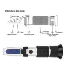 Refractometer Concentration Meter Handheld Tool 0-10% For Automatic Temperat