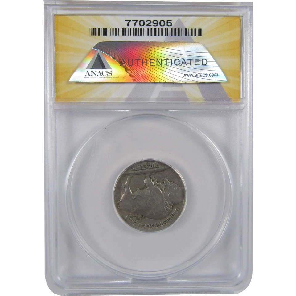 1914 S Indian Head Buffalo Nickel VG 10 ANACS 5c Coin SKU:I18422 - Image 2 of 4