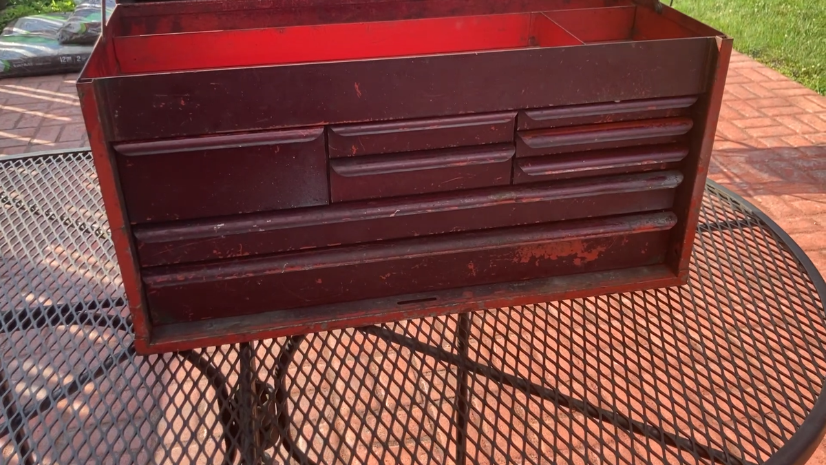 Awesome Vintage Snap on Tools Kra-58b 9 Nine Drawer Tool Chest