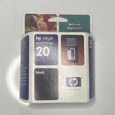 HP 20 Black Genuine Original Inkjet Print Cartridge For HP Printer Inkjet