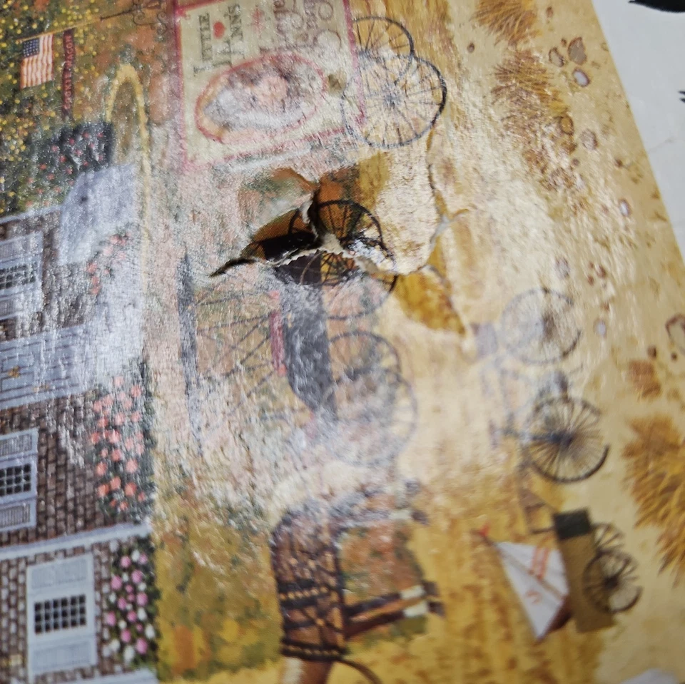 Rompecabezas Charles Wysocki 1000 piezas Salty Witch Bay MB Hasbro  Foto 3 de 4