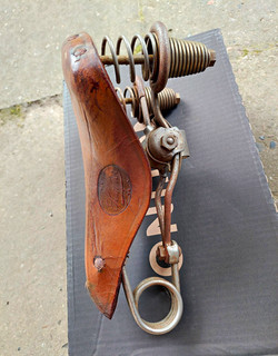Semper Leather Saddle Mens Nickel Plated Vintage Bicycle