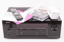 Denon AVR-X2300W 7.2 4K ultra HD surround sound amp, set-up mic, all packaging