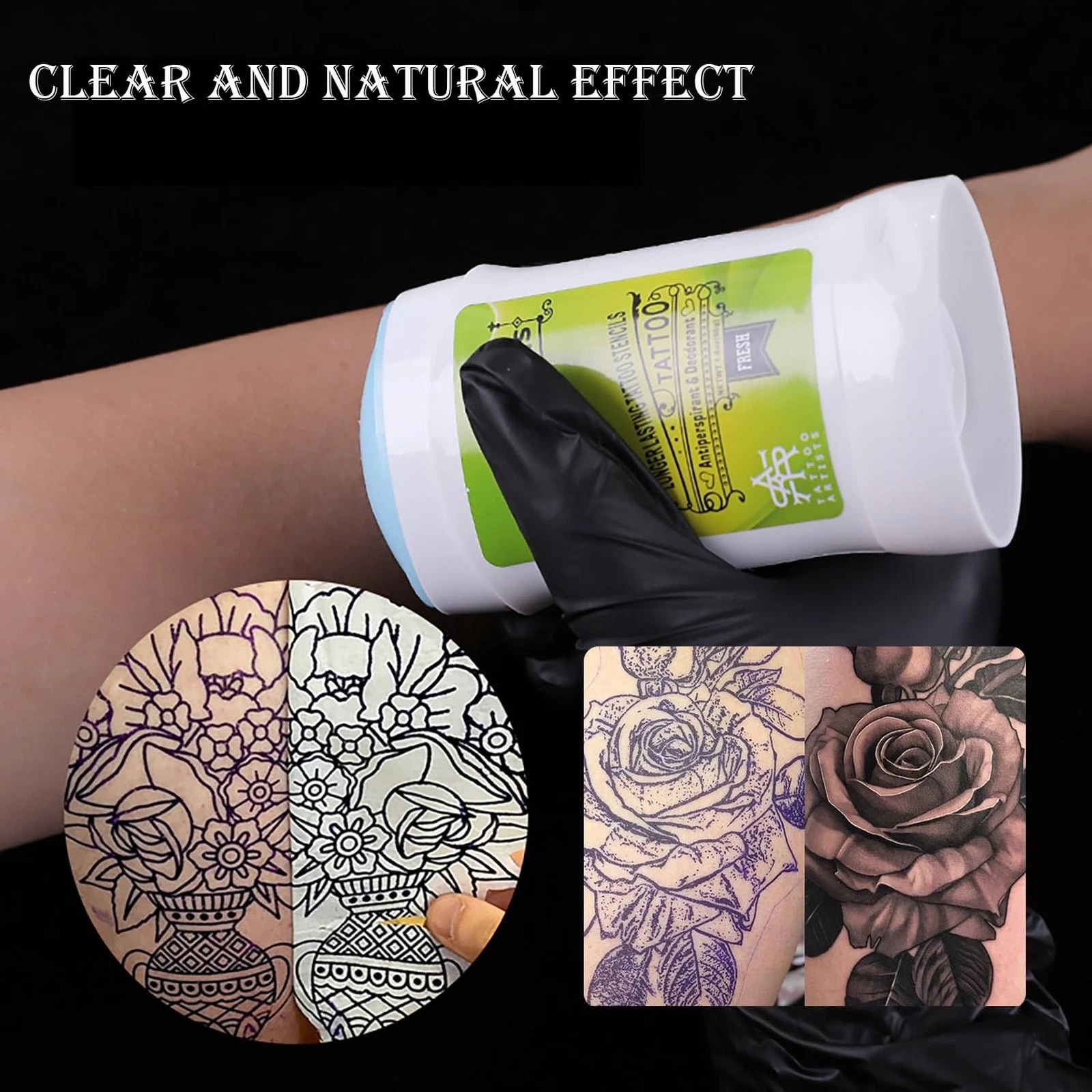 proamate Tattoo Transfer Cream Gel 1PCS Stencil - product detail image 4