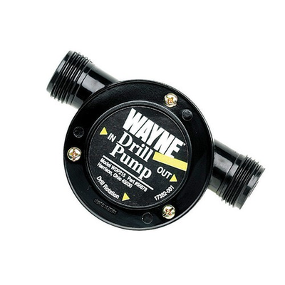 #ad Wayne Thermoplastic 85 GPH Corrosion Resistant Drill Powered Pump 20 H ft. x 3 4 $17.78