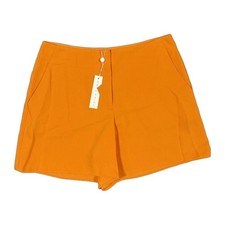 Trina Turk Pommes 2 Shorts Orange High Rise D...
