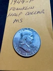 1949 (s) Silver Franklin Half Dollar Gem BU Lustrous