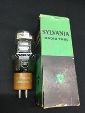 NOS NIB SYLVANIA 10Y (#10) Vintage Amplifier Power VACUUM TUBE Tested S.9115