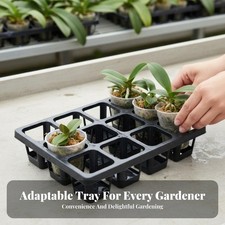 Pflanztopf-Tablett mit Fächern Ordnungshelfer für Gartenzubehör