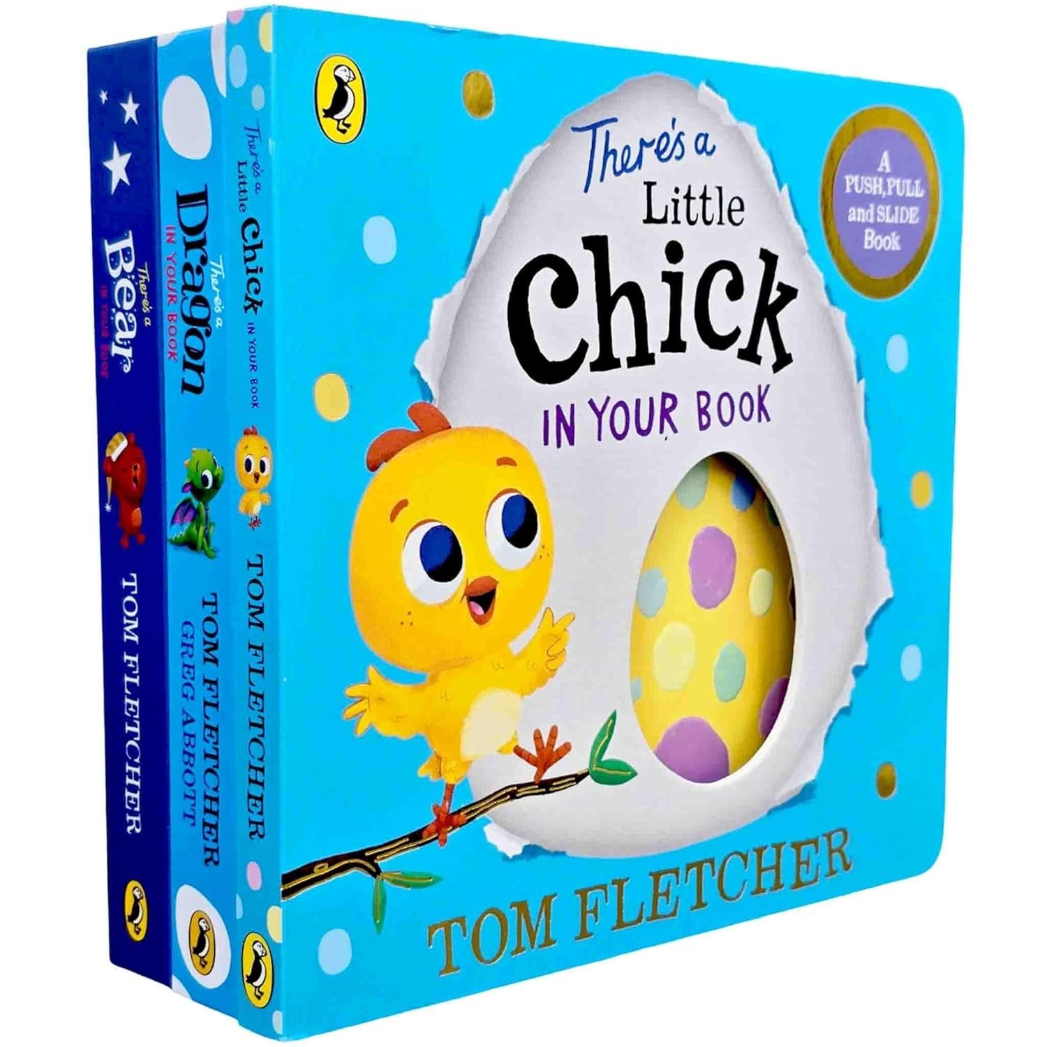 Tom Fletcher Unisex Who's In Your Book? Series 3 Picture Books Collection Set (There's A Dragon In Your Book, There's A Bear In Your Book & There’s A Little Chick In You - Image 2