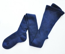 Gr do Groedo 100 Organic Merino Wool Children Tights. Navy. 5-6 Years.