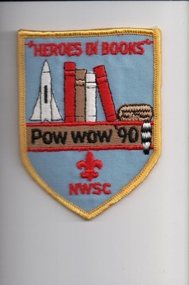 1990 Northwest Suburban Council Heroes In Books Pow Wow patch