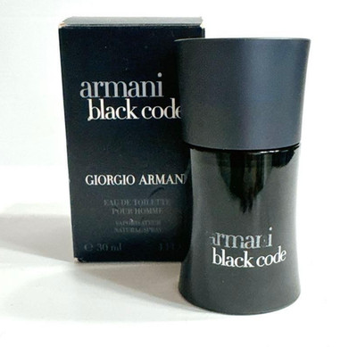 Armani Black Code Eau De Toilette Pour Homme 1.0 oz / 30ML w/box
