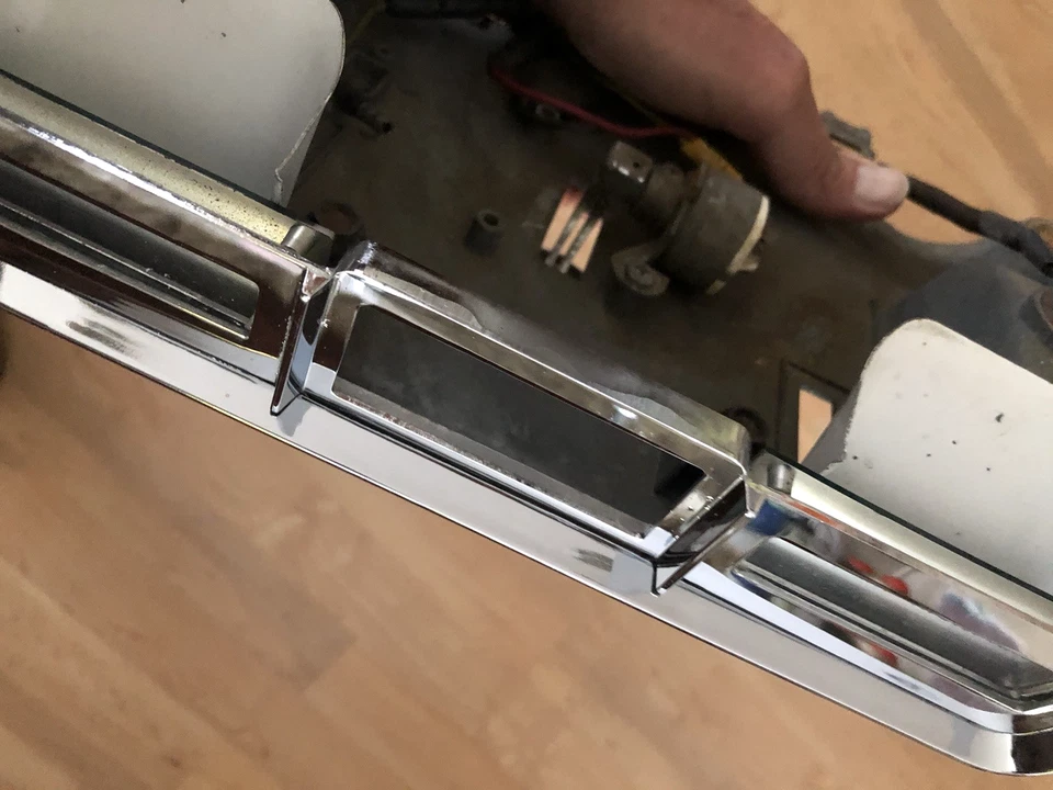 1965 1966 Ford Thunderbird Dash Panel Console with Warning Lights-C5SB-10A858-AW Foto 4 de 4