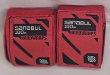 Sanabul Elastic Hand Wraps Boxing MMA Thai Set of 2 Red 180 inch NEW