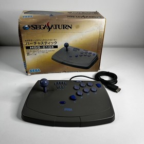 Sega Saturn HSS-0104 Virtua Stick Controller Grey Tested & Working